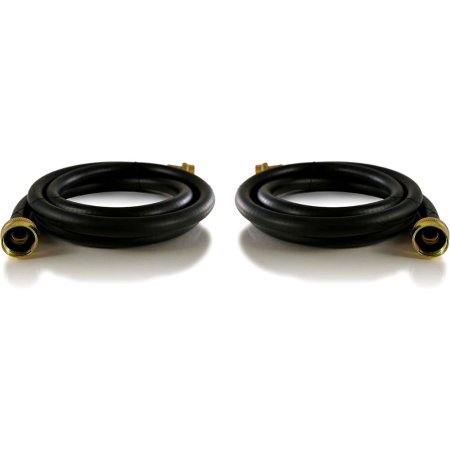  The Best Washing Machine Hoses Option: K&J Premium Burst-Proof Rubber Washing Machine Hoses