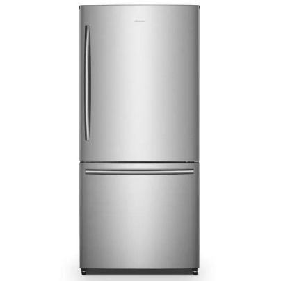 The Best Bottom Freezer Refrigerator Option: Hisense 17.1-cu ft Bottom-Freezer Refrigerator