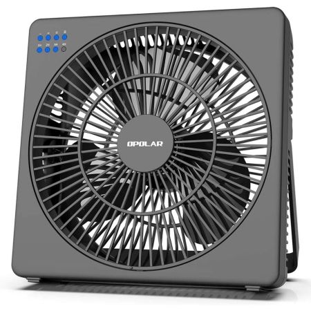OPOLAR 8 Inch USB Operated Desk Fan with Timer 