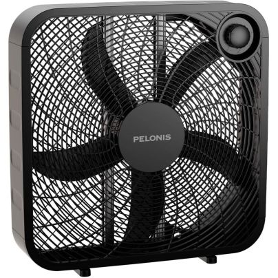 The Best Box Fan Option: PELONIS 3-Speed Box Fan