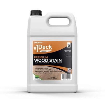 Best Exterior Wood Stain Options: Deck Premium Semi-Transparent Wood Stain for Decks