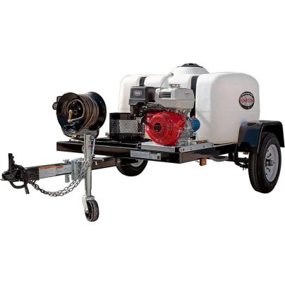 The Best Gas Pressure Washers Option: Simpson Cleaning 95002 Mobile Trailer Pressure Washer