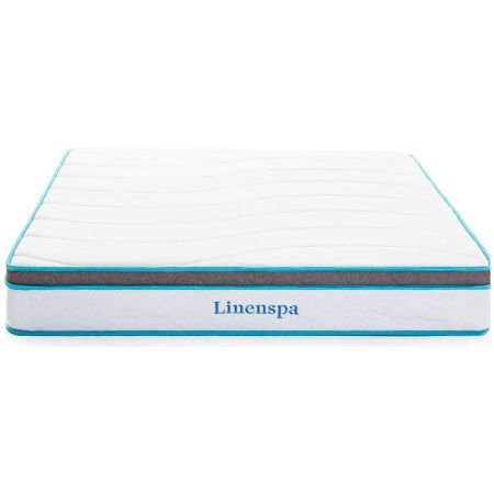 Linenspa 8 Inch Memory Foam and Innerspring Hybrid