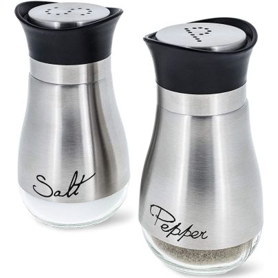 The Best Salt And Pepper Shakers Option: Juvale Salt and Pepper Shakers