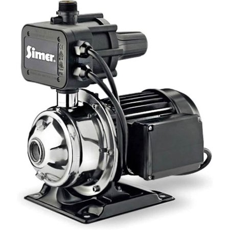 Pentair Simer ¾-HP Pressure Booster Pump on a white background