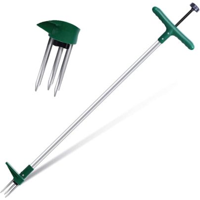 The Best Stand Up Weeders Option: Ohuhu Stand-Up Weeder and Root Removal Tool