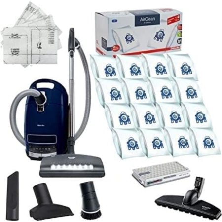  The Best Vacuums for Thick Carpet Option: Miele Complete Marin Canister Vacuum Cleaner Bundle