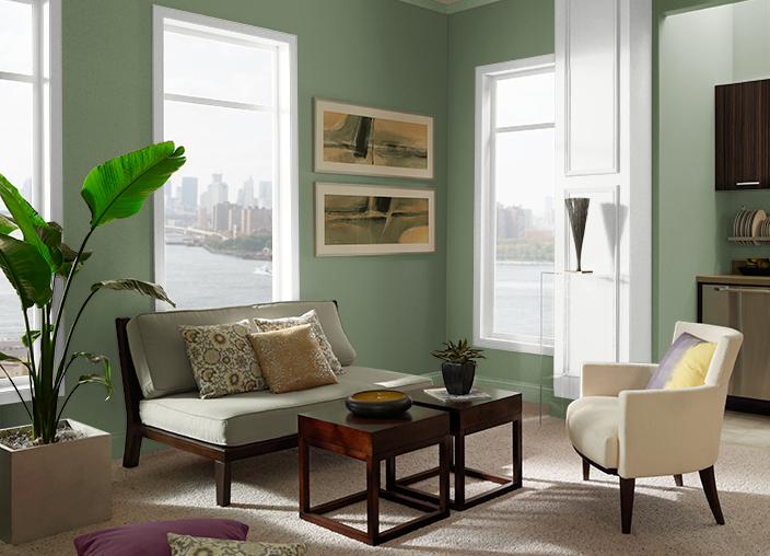 paint mistakes that make your house look dingy living room painted with scallion