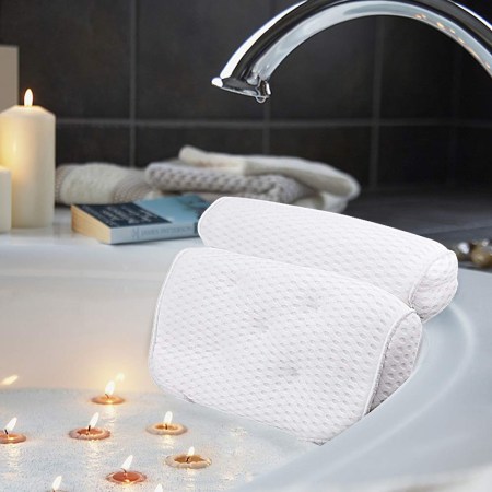 AmazeFan Bath Pillow, with 4D Air Mesh Technology