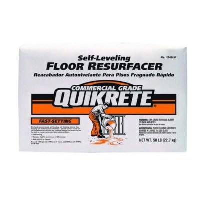 The Best Concrete Resurfacer Option: Quikrete Fast-Setting Self-Leveling Floor Resurfacer