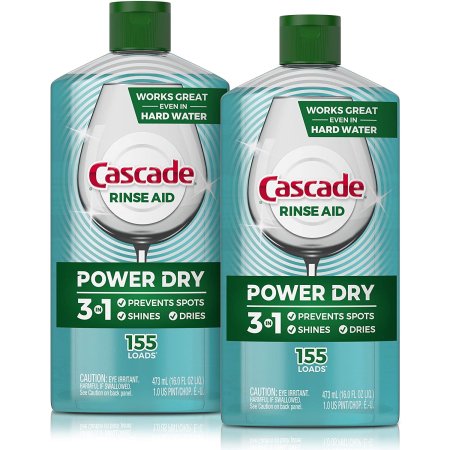  The Best Dishwasher Rinse Aid Option: Cascade Power Dry Dishwasher Rinse Aid