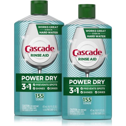 The Best Dishwasher Rinse Aid Option: Cascade Power Dry Dishwasher Rinse Aid