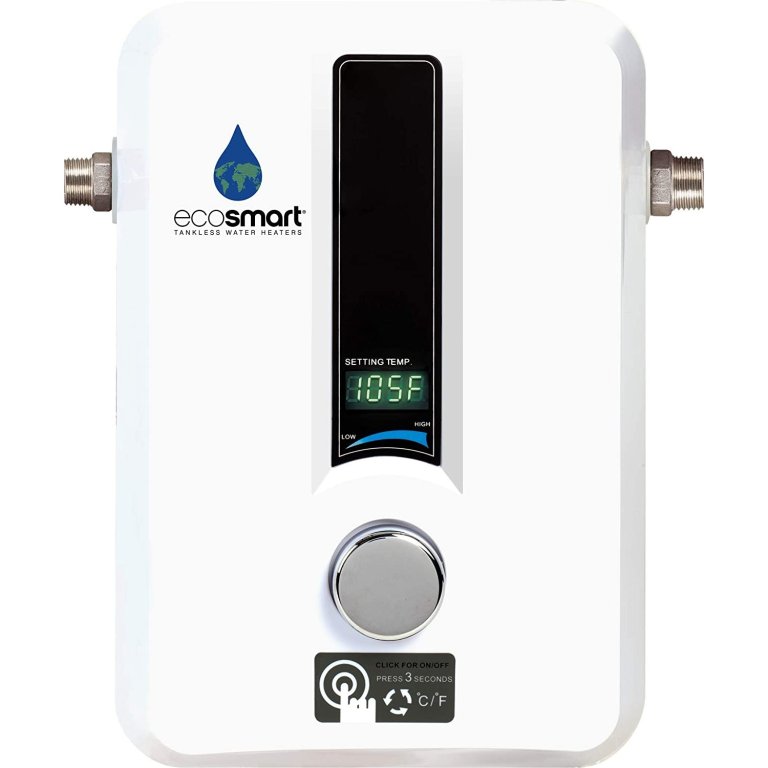  EcoSmart ECO 11 Electric Tankless Water Heater on a white background