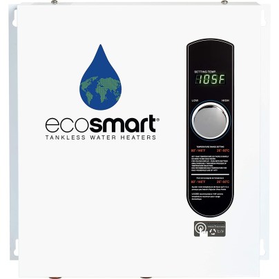 EcoSmart ECOS 27 Electric Tankless Water Heater on a white background