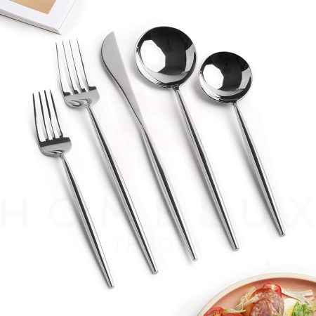 Homelux Theory Stainless Steel Set | 5-piece Modern  
