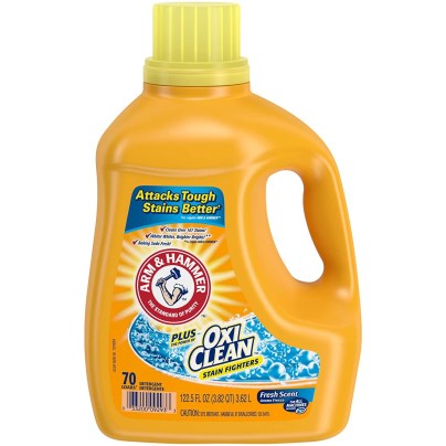 The Best Laundry Detergent For Hard Water Option: Arm & Hammer Liquid Laundry Detergent Plus OxiClean