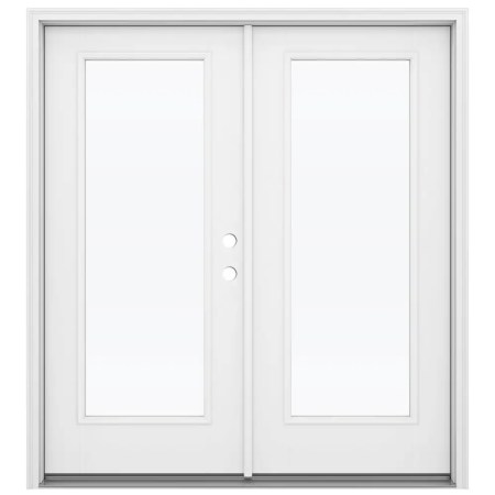 Jeld-Wen 72-by-80-Inch Fiberglass French Patio Door 