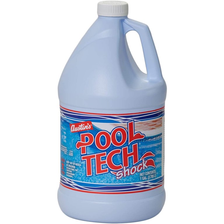 The Best Pool Shock Option: Austin’s 000176 Pool Tech Shock Gal. 12.5%