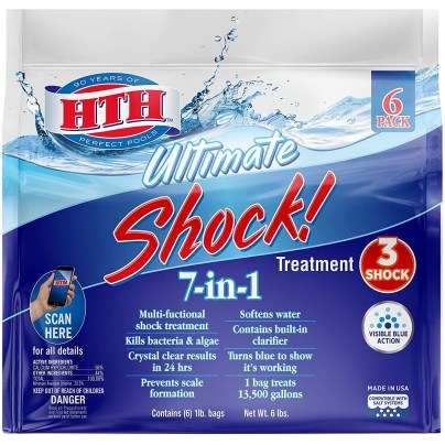 The Best Pool Shock Option: HTH 52028 Ultimate Shock Treatment Swimming Pool