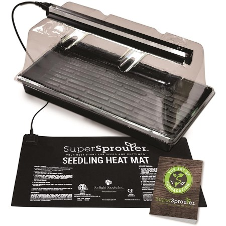 Super Sprouter Premium Propagation Kit with Heat Mat