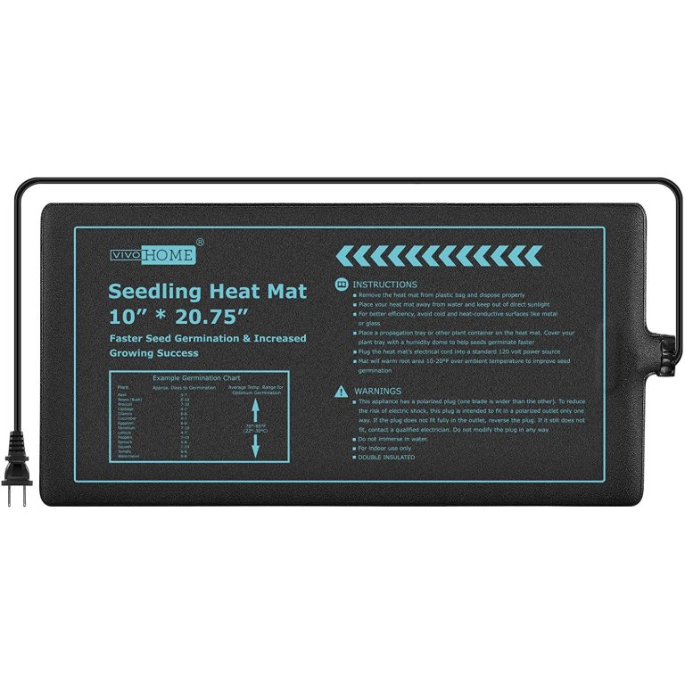  The Best Seedling Heat Mat Option: Vivohome Waterproof Seedling Heat Mat