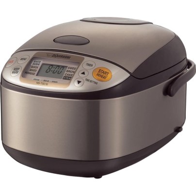 The Best Small Rice Cooker Option: Zojirushi NS-TSC10 5-1/2-Cup (Uncooked) Micom Rice