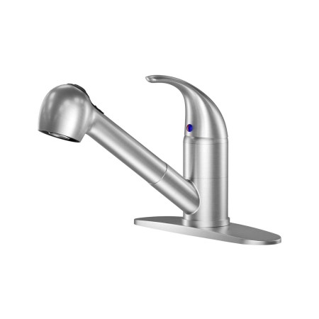LEPO Single Lever Pull Out Kitchen Sink Faucet