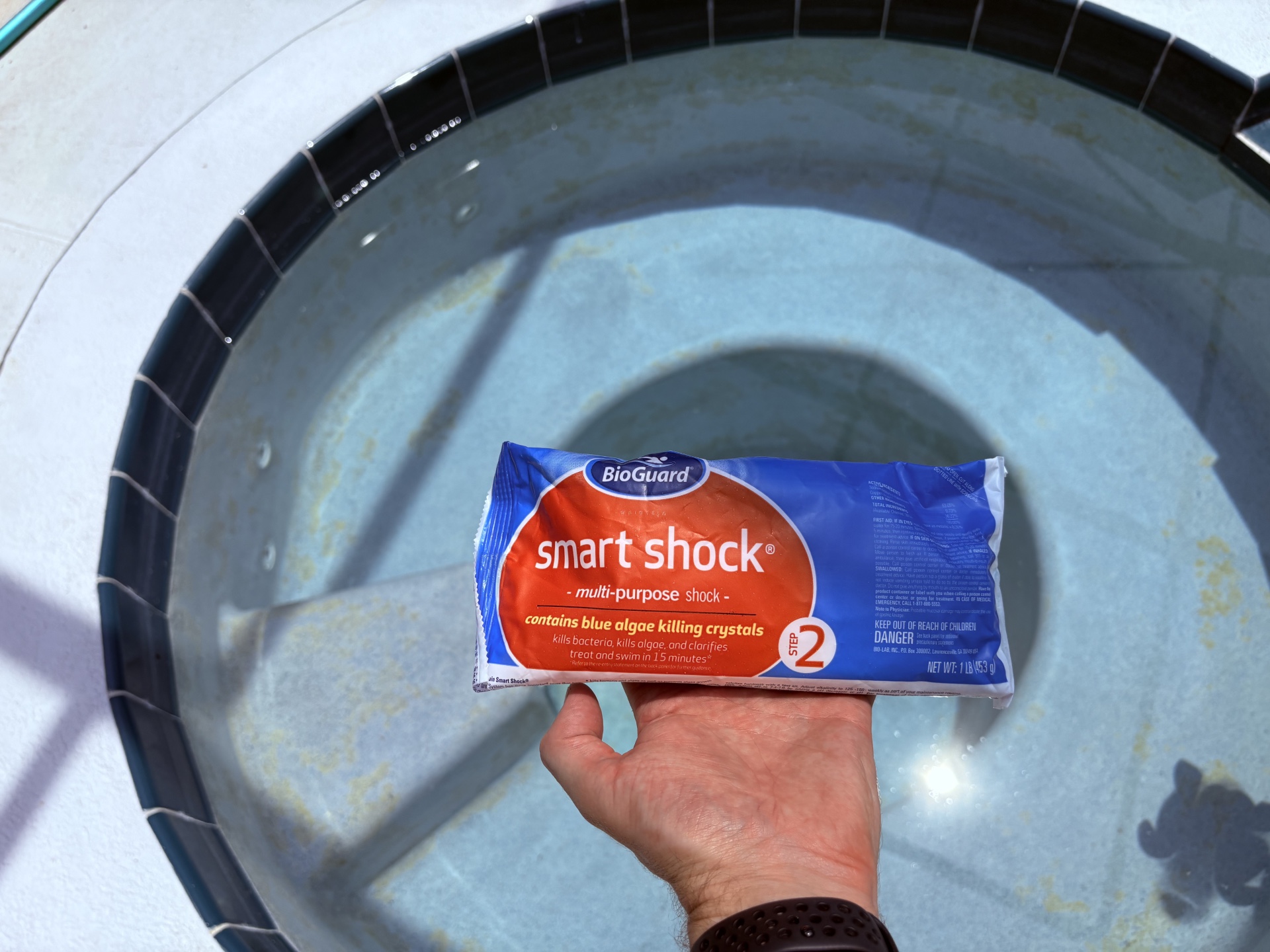 a person holding a BioGuard Smart Shock