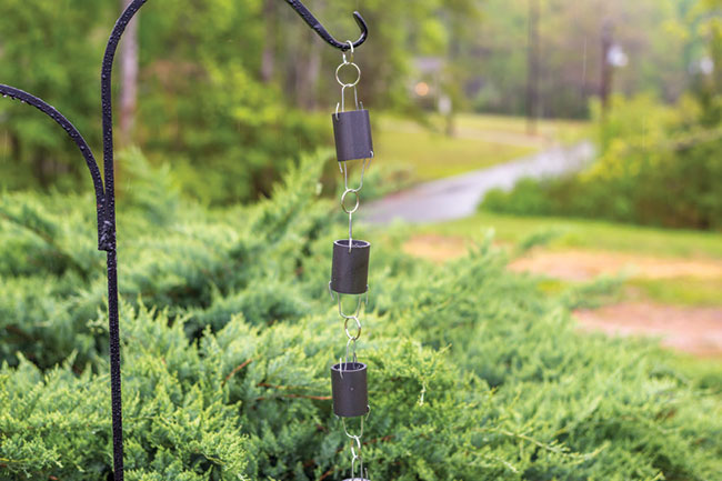 DIY rain chain