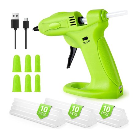  The Best Cordless Glue Gun Option Aozoy Cordless Hot Melt Glue Gun