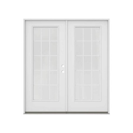  Jeld-Wen 72-by-80-Inch Primed Steel Left-Hand Door on a white background