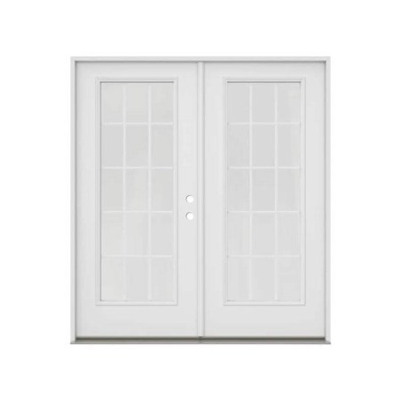 Jeld-Wen 72-by-80-Inch Primed Steel Left-Hand Door 