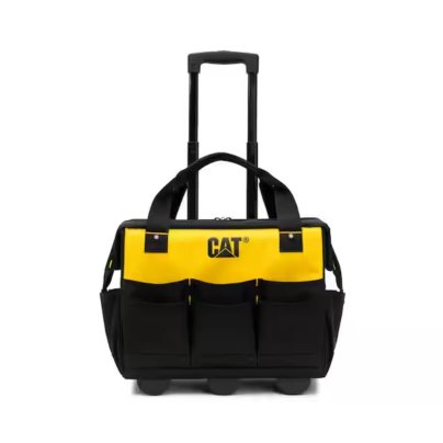 The Best Rolling Tool Bags Option: CAT 600-D Polyester Rolling Tote Bag