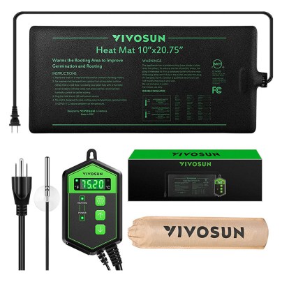 The Best Seedling Heat Mat Option: Vivosun Seedling Heat Mat and Digital Thermostat