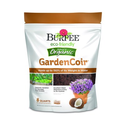 The Best Soil for Monstera Option: Burpee Natural & Organic GardenCoir, 8 Quart