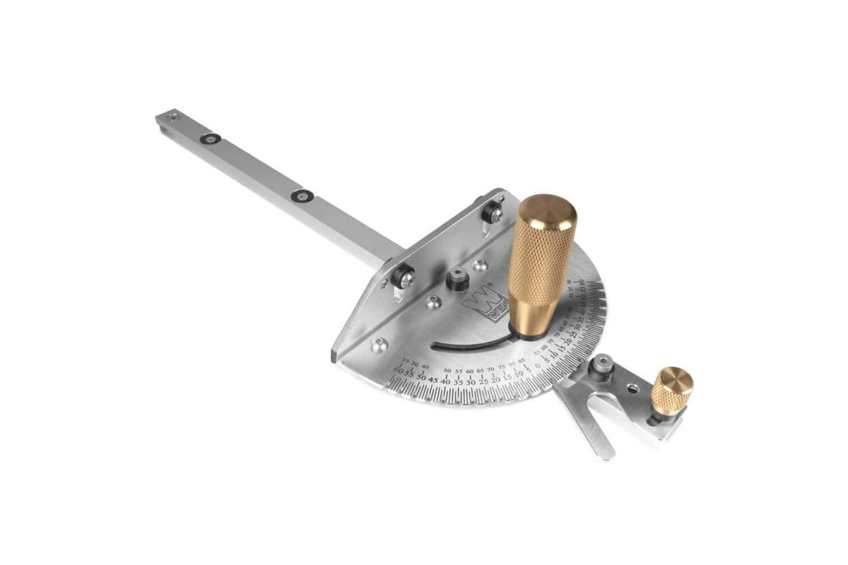 The Best Table Saw Accessories Wen Steel and Brass Miter Gauge