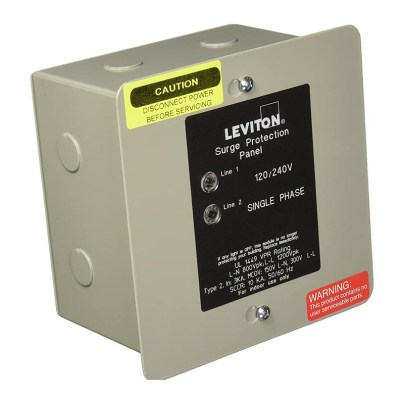 The Best Whole-House Surge Protector Option: Leviton 51120-1 Type 2 Single Phase Surge Panel