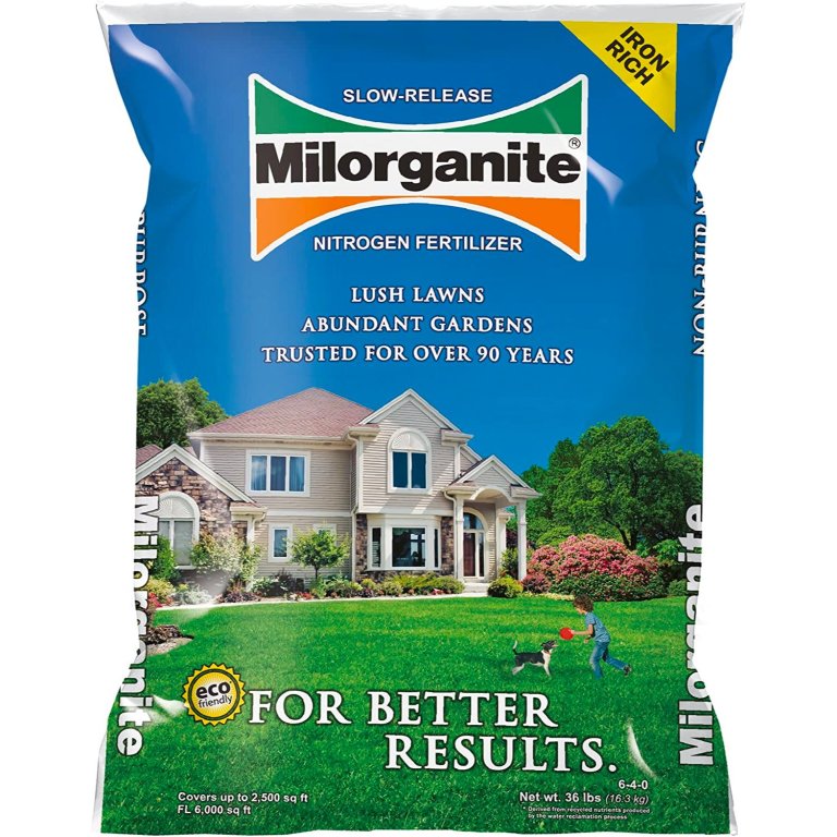  The Milorganite Fertilizer on a white background