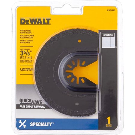  The Best Oscillating Tool Blades Option: DeWalt Oscillating Carbide Grout Removal Blade
