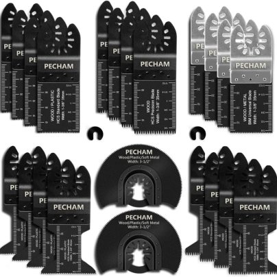 The Best Oscillating Tool Blades Option: Pecham Universal Oscillating Quick Release Saw Blades