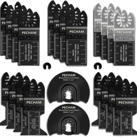 The Best Oscillating Tool Blades Option: Pecham Universal Oscillating Quick Release Saw Blades