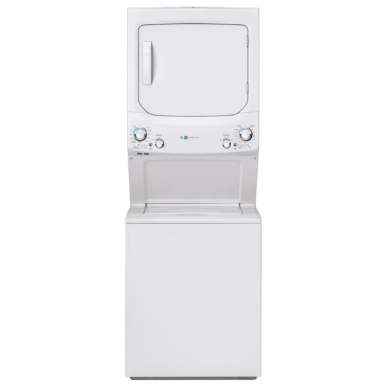  The Best Stackable Washer Dryer Option: GE 3.9-Cu.-Ft. Washer and 5.9-Cu.-Ft. Gas Dryer