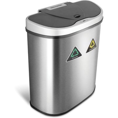 The Best Touchless Trash Can Option: NINESTARS Automatic Touchless Infrared Motion Sensor