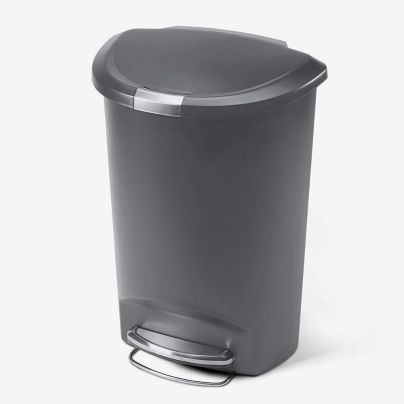 The Best Touchless Trash Can Option: simplehuman 50 Liter / 13 Gallon Semi-Round