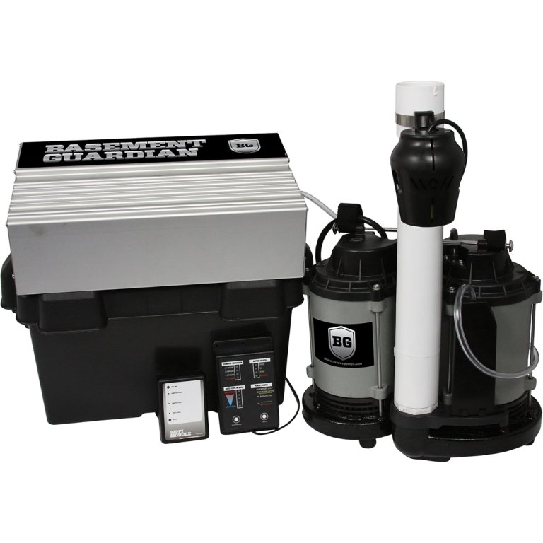 WAYNE BGSP50 12 HP Basement Guardian Pump System on white background