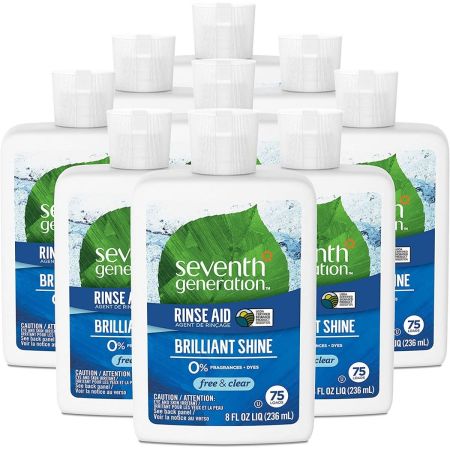 Seventh Generation Rinse Aid, Free & Clear 