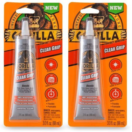 Gorilla Clear Grip Waterproof Contact Adhesive