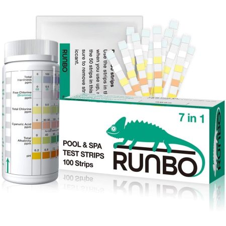 Runbo 7-in-1 Pool Test Strips 