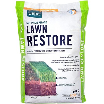 The Best Fertilizer For Centipede Grass Option: Safer Brand 9334 Lawn Restore Fertilizer