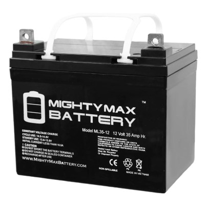 The Best Lawn Tractor Battery Option: Mighty Max Battery 12 Volt 35 AH SLA Battery